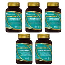 Kit 5x TriMagnésio Taurato Malato Bisglicinato 5x60 cp Flora