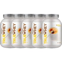 Kit 5X True Whey Protein Hidrolisado e Isolado - 837g Vanilla Crème Brûllè - True Source