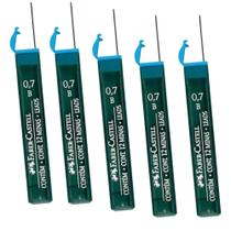 Kit 5X Tubos Grafite 12 Uni Para Lapizeira Faber 2B 0.7 Kit 5X Tubos Grafite 12 Uni Para Lapizeira Faber 2B 0.7