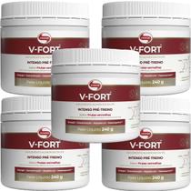 Kit 5X V-Fort - 240g Frutas Vermelhas - Vitafor