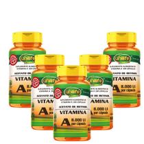Kit 5x Vitamina A Retinol 60 Cápsulas Unilife Kit 5x Vitamina A Retinol 60 Cápsulas Unilife