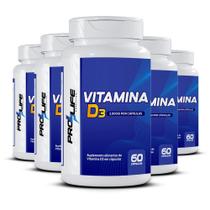 Kit 5x Vitamina D3 2000UI por cápsula 60 cápsulas PRO LIFE Kit 5x Vitamina D3 2000UI por cápsula 60 cápsulas PRO LIFE