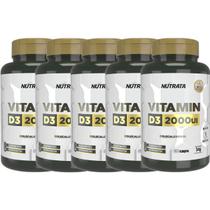 Kit 5X Vitamina D3 - 60 Cápsulas - Nutrata Kit 5X Vitamina D3 - 60 Cápsulas - Nutrata