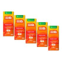 Kit 5x Vitamina D3 Suplemento Alimentar Em Gotas 20ml - Denavita