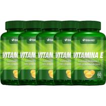 Kit 5X Vitamina E - 60 Cápsulas - Herbamed
