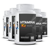 Kit 5x Vitamina K2 Menaquinona 7 60 cápsulas PRO LIFE Kit 5x Vitamina K2 Menaquinona 7 60 cápsulas PRO LIFE