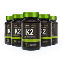 Kit 5X Vitamina K2 - Mk7 - 70 Cápsulas