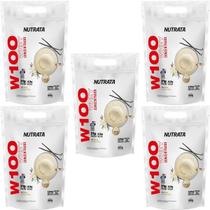 Kit 5X W100 Whey Concentrado - 900g Refil Baunilha - Nutrata Kit 5X W100 Whey Concentrado - 900g Refil Baunilha - Nutrata