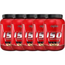 Kit 5X Whey Iso Triple Zero - 907g Baunilha - IntegralMédica