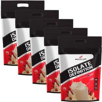 Kit 5X Whey Isolate Definition - 1800g Refil Baunilha - BodyAction