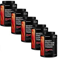 Kit 5X Whey Protein Concentrado - 900g Coco - Dux Nutrition Kit 5X Whey Protein Concentrado - 900g Coco - Dux Nutrition