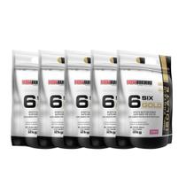 Kit 5X Whey Protein Isolado Six Gold 2Kg