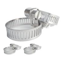 Kit 6 Abraçadeira Rosca Sem Fim Mangueira Aço 3/4X1 19-25mm