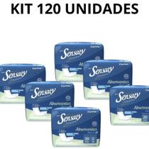 KIT 6 Absorvente Geriátrico Sensaty C/ 120un. Unissex KIT 6 Absorvente Geriátrico Sensaty C/ 120un. Unissex