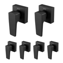 Kit 6 Acabamento P/ Base 1/2 Lift Chroma Onix Docol Kit 6 Acabamento P/ Base 1/2 Lift Chroma Onix Docol