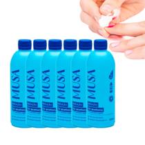 Kit 6 Acetona Musa 500ml Rápida Remoção com Queratina Kit 6 Acetona Musa 500ml Rápida Remoção com Queratina