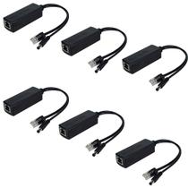 Kit 6 Adaptador Poe Ativo Power Over Ethernet 48v Saída 12v Kit 6 Adaptador Poe Ativo Power Over Ethernet 48v Saída 12v