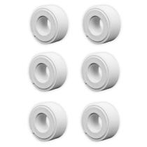 Kit 6 Adaptadores Led Dispositivo De Aspiração Piscina