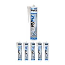 Kit 6 Adesivo Pu40 Fix Cinza 280ml Tekbond