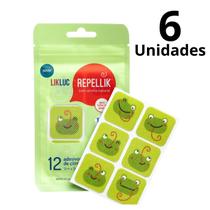 Kit 6 Adesivos Repelentes Repellik Proteção Natural Insetos Kit 6 Adesivos Repelentes Repellik Proteção Natural Insetos