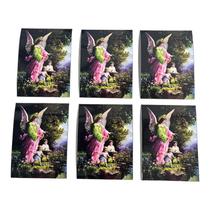 Kit 6 Adesivos Vinil Impermeável Anjo da Guarda 10x8 cm