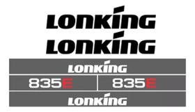 Kit 6 Adesivos Vinil UV Compatível Lonkíng 835E Kit 6 Adesivos Vinil UV Compatível Lonkíng 835E