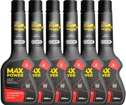 Kit 6 Aditivo Combustível Gasolina Bardahl Max Power Octane Booster 200ml