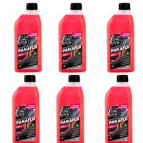 Kit 6 aditivo radiador rosa renault kwid sandero clio logan