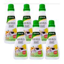 KIT 6 Adoçante Dietético Líquido Vitalab Vist Plus Zero Calorias Verde 90ml KIT 6 Adoçante Dietético Líquido Vitalab Vist Plus Zero Calorias Verde 90ml