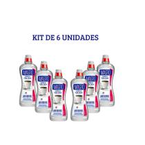 Kit 6 adocante liquido zero calorias dietetico magro lowcucar 200ml