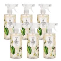 Kit 6 Água Perfumada Aromatizada Patchouli Vanilla Perfume para Roupas Lencóis Cheiro 500ml Lenvie
