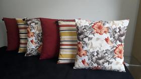Kit 6 almofadas Decorativas 40x40 - CONFORTE ALMOFADAS Kit 6 almofadas Decorativas 40x40 - CONFORTE ALMOFADAS