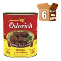 Kit 6 Almondega Ao Molho Oderich Lata 830g