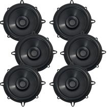 Kit 6 Alto Falantes Bomber 5 Pol 50w 4 Ohms Porta Carro Som