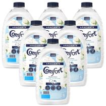 Kit 6 Amaciante Comfort Tradicional Puro Cuidado 3L Cheiroso