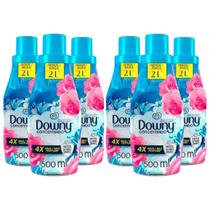 Kit 6 Amaciante Downy concentrado brisa de verão 500