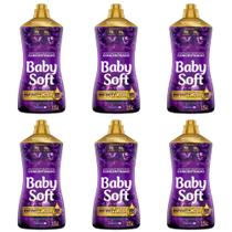 Kit 6 Amaciantes Concentrados Baby Soft Inspiração Fascinante 1,5L