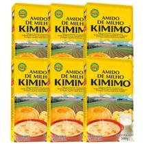 Kit 6 Amido de Milho Kimimo Caixa 500g