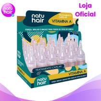 Kit 6 Ampolas de Tratamento Capilar Natuhair 10 ml Vitamina A