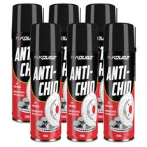 Kit 6 Anti-Chio Spray Silenciador Pastilha Freio Koube 250ml