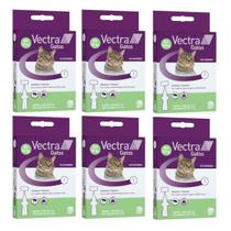 Kit 6 Antipulgas Ceva Vectra Para Gatos até 10Kg