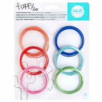 Kit 6 Arames Coloridos para Desenhar com a Ferramenta Happy Jig - We R Kit 6 Arames Coloridos para Desenhar com a Ferramenta Happy Jig - We R