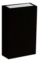 Kit 6 Arandela Blindada 2 Fachos Duplo Led 4w Bivolt 3000k Estrutura Preto 110v/220v