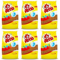 kit 6 Areia para Gatos Mitzi Kelco Granulado Sanitário - 4kg