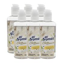 Kit 6 Aromatizante de Ambiente Chá Branco 140ml Mil Aromas Kit 6 Aromatizante de Ambiente Chá Branco 140ml Mil Aromas