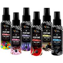 Kit 6 Aromatizantes Automotivos Perfume Carro 60ml Sortidos - Tropical Aromas