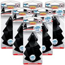 Kit 6 Aromatizantes Carro Com Novo Cheiro Varias Fragrâncias