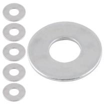 Kit 6 Arruela Lisa 3/8" De Aço 9,5mm Moveis Parede Madeira Metal Mecanica Reduz Atrito Kit 6 Arruela Lisa 3/8" De Aço 9,5mm Moveis Parede Madeira Metal Mecanica Reduz Atrito