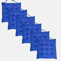 KIT 6 Assentos Almofadas Futon Cadeira Grande Cheia Decorativa Sofá Poltrona Cama Fita Para Amarrar 40x40cm KIT 6 Assentos Almofadas Futon Cadeira Grande Cheia Decorativa Sofá Poltrona Cama Fita Para Amarrar 40x40cm