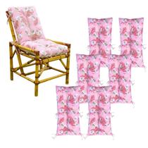Kit 6 Assentos Para Cadeira Futon 45x90cm Lavável Maquina
